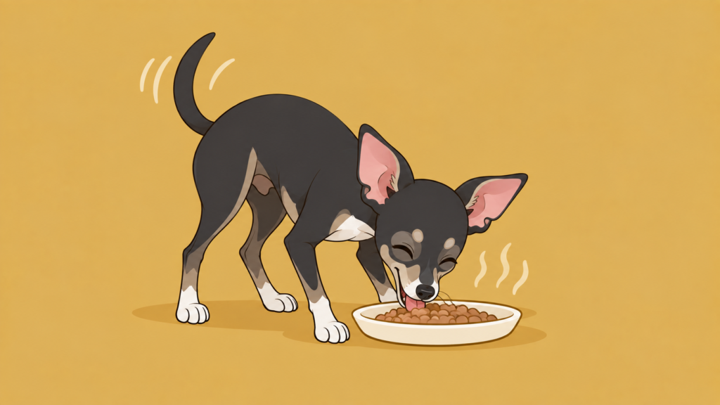 温めたりお皿を変えたりする食べムラ対策の工夫を表すイラスト