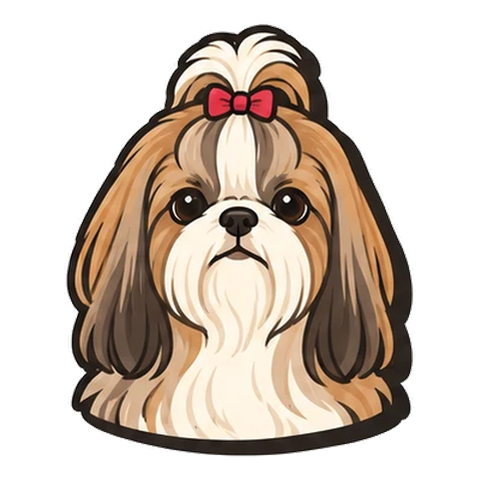 シーズーのイラスト
