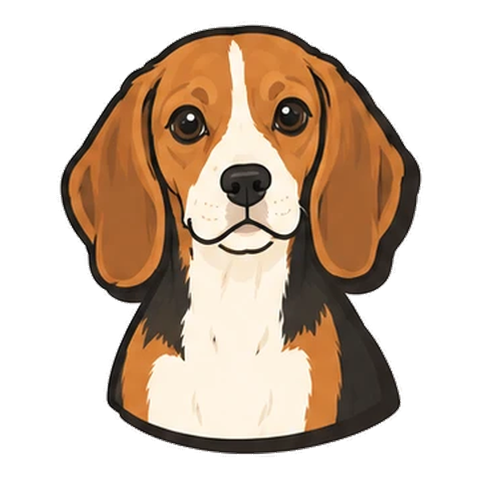 ビーグルのイラスト
