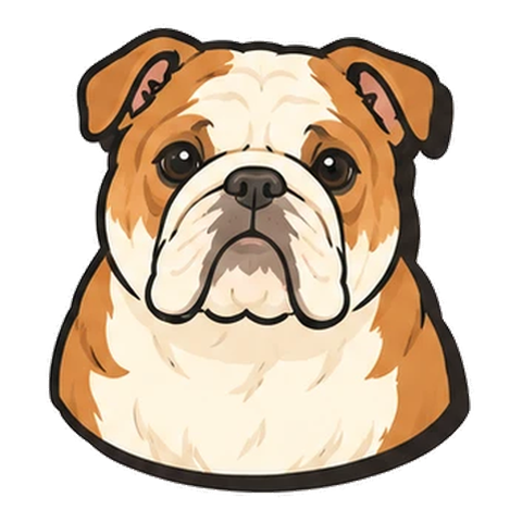 ブルドッグのイラスト