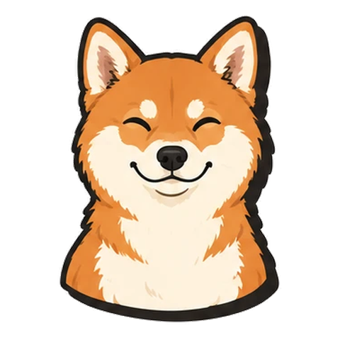柴犬のイラスト