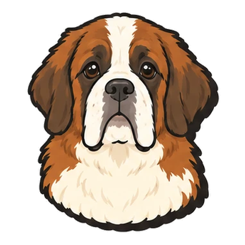 セントバーナードのイラスト