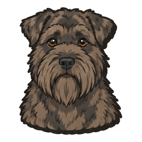 ブービエ・デ・フランダースのイラスト