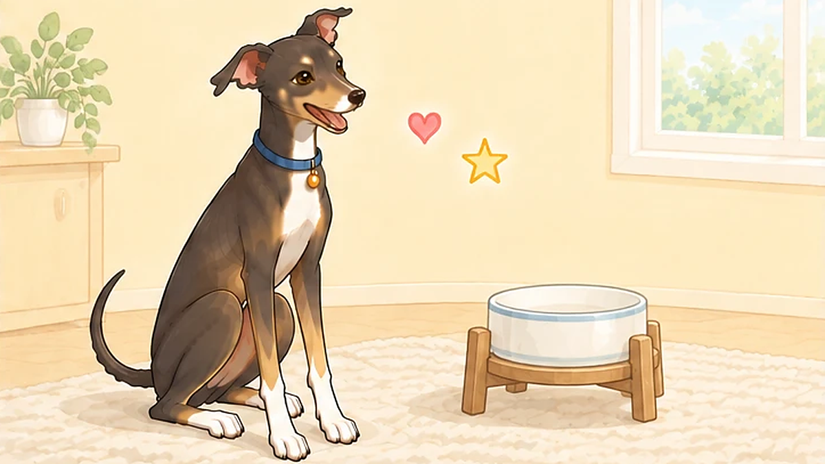 犬の陶器フードボウル+木製スタンド(PET FUN)の口コミ
