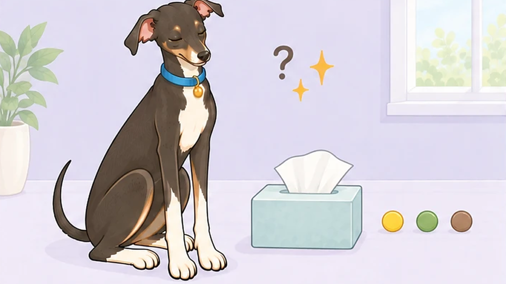 犬の目やにの色別チェック