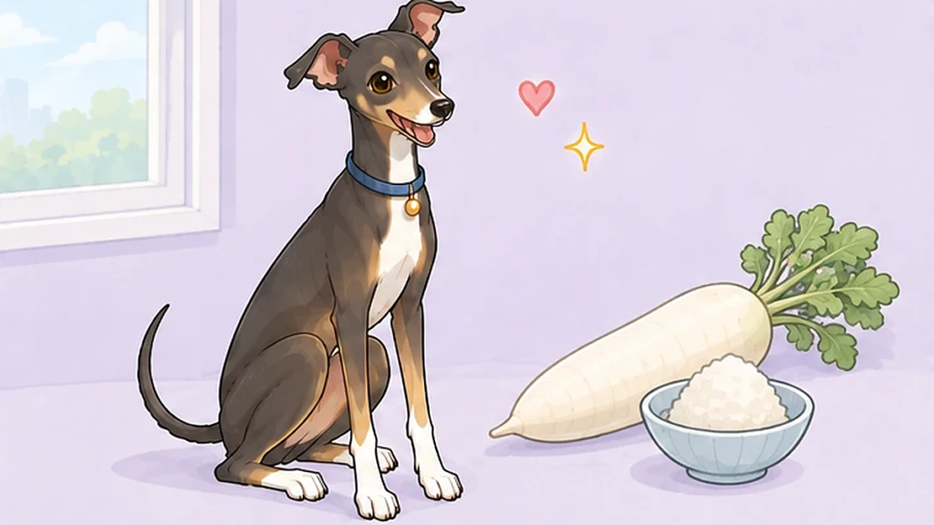 犬は大根を食べても大丈夫？生・大根おろし・葉の与え方と注意点
