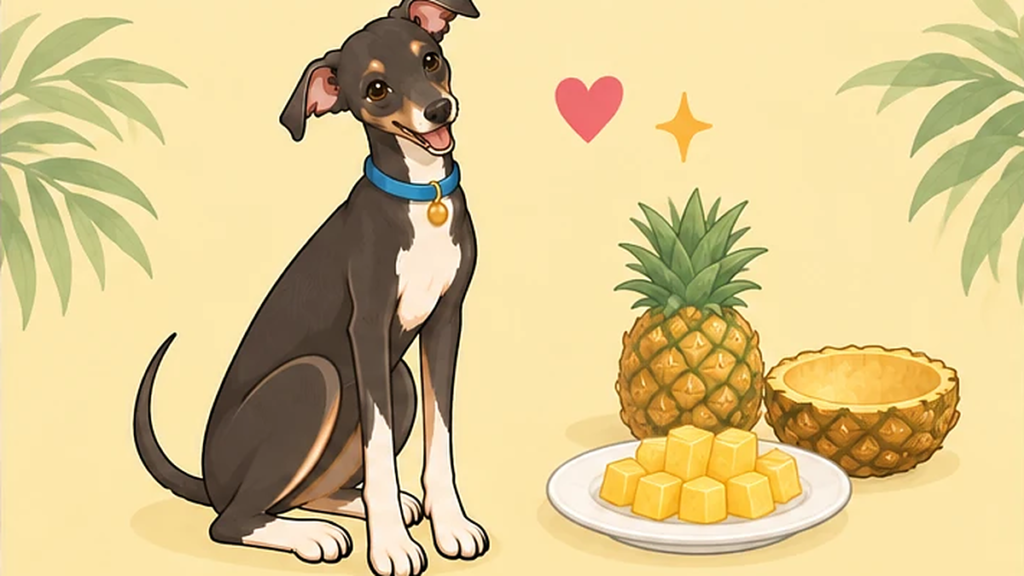 犬はパイナップルを食べていい？皮と芯の扱い・缶詰とドライの注意