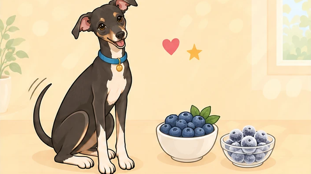 犬はブルーベリーを食べていい？量・冷凍・ぶどうとの違いと加工品の注意