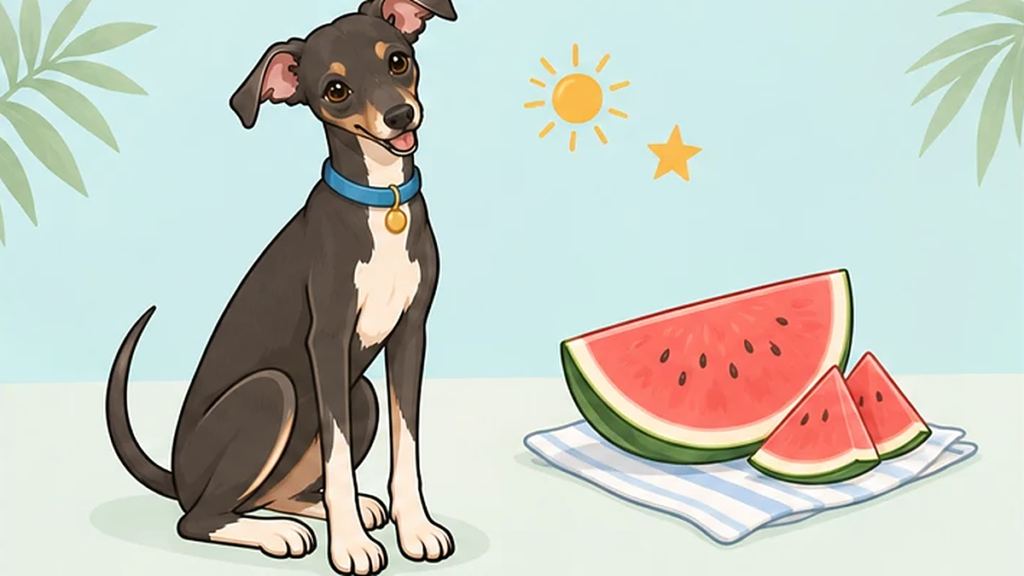 犬はスイカを食べていい？果肉は◯、皮と種は避ける理由と夏の与え方