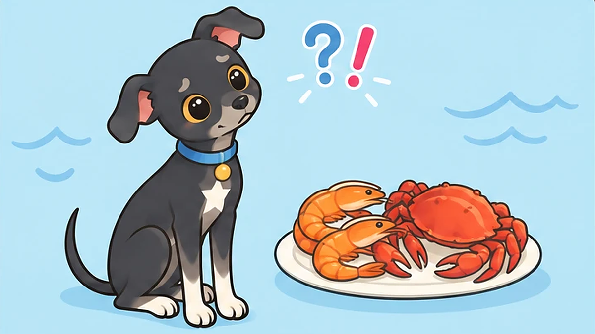 犬はエビ・カニを食べても大丈夫?生はNG・殻と塩分の注意点