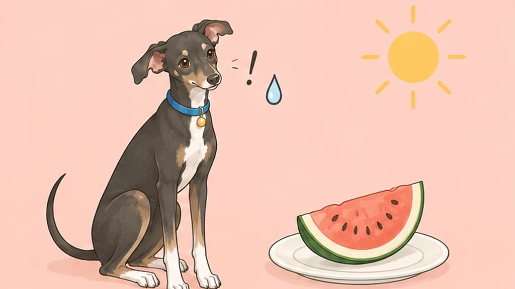 犬がスイカの種を食べた！何粒まで大丈夫？様子の見方と受診の目安