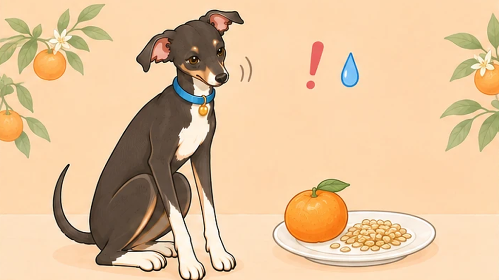 犬がみかんの種を食べた！何個から危険？様子見の目安と受診の判断