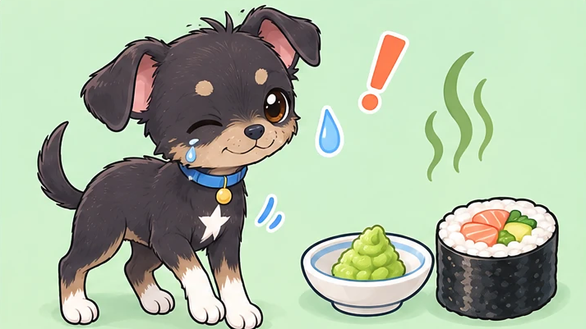 犬がわさびを食べた時の対処