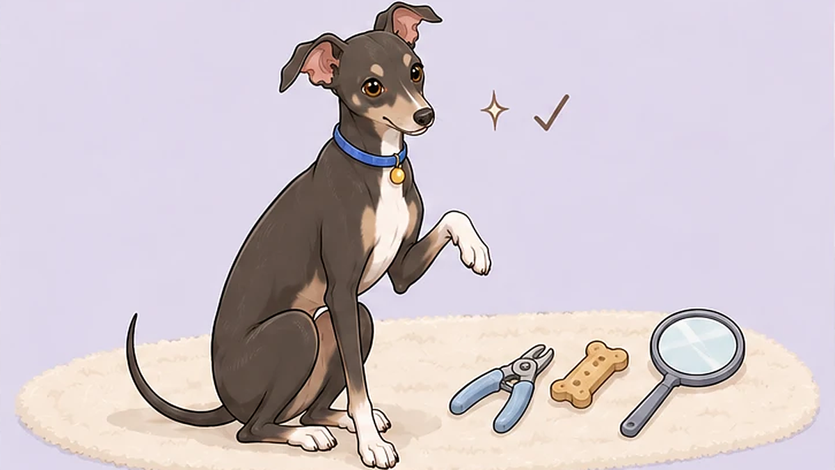 犬の黒い爪の切り方