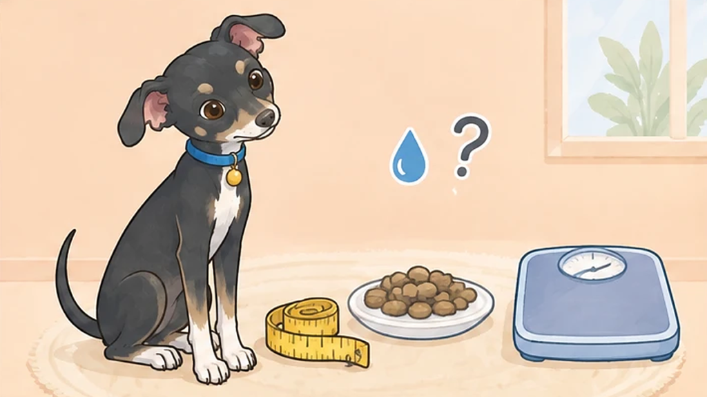 犬が太る原因は食べ過ぎだけ？体型チェックと減量の進め方を解説