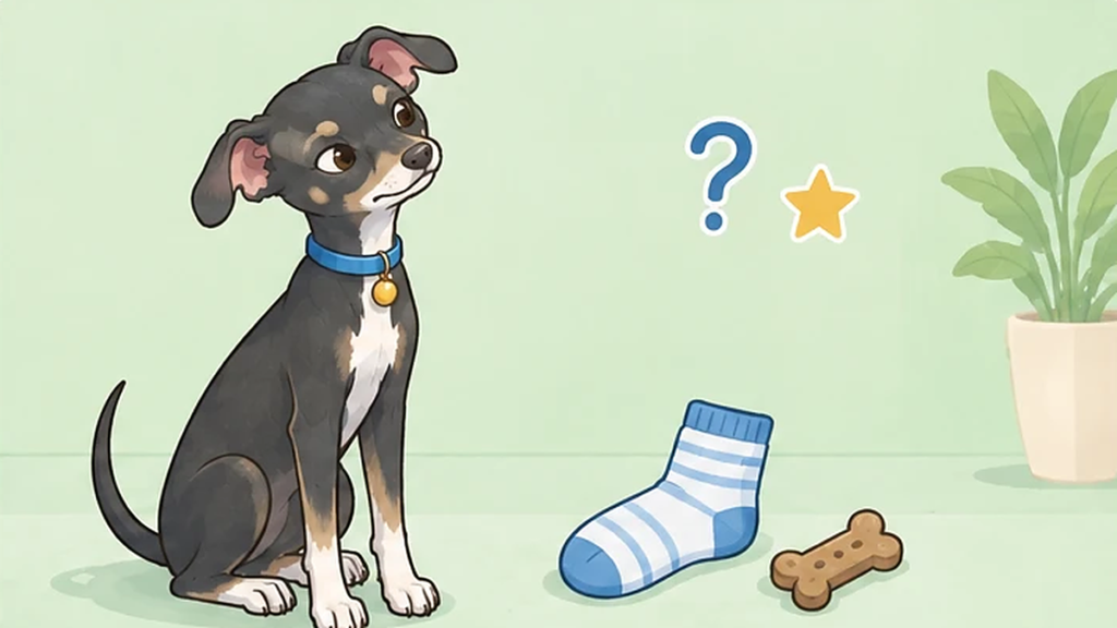 犬が咥えたものを離さないときの行動の意味と対処法