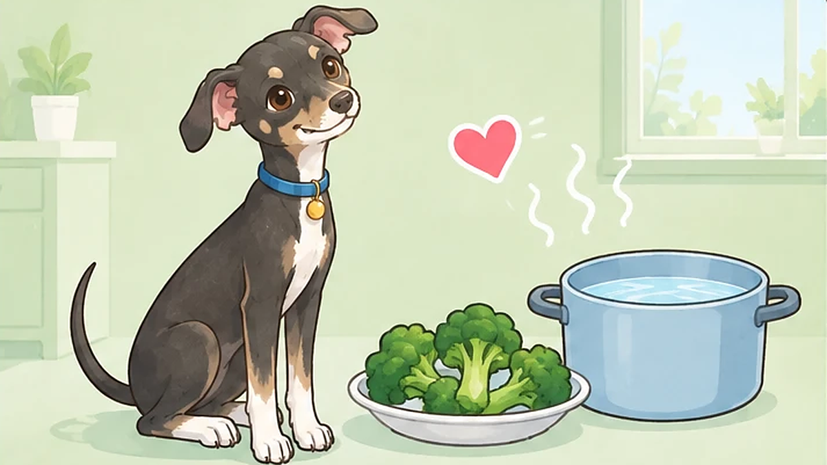 犬にブロッコリーは大丈夫?量・茎・茹で方と持病がある犬の注意点