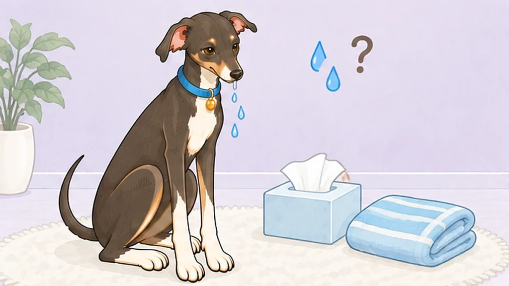 犬がよだれを垂らす原因は？病気のサインと受診の目安を解説