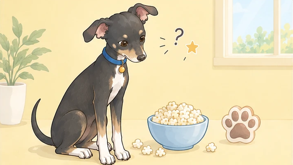 犬の肉球がポップコーンのにおい