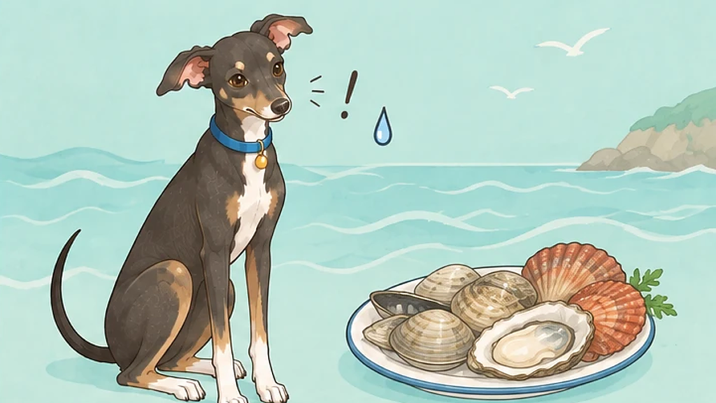 犬に生の貝類は危険