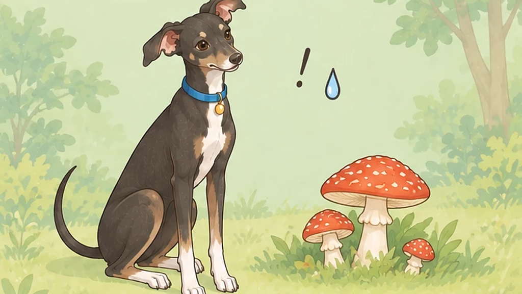 犬が毒キノコを誤食したら