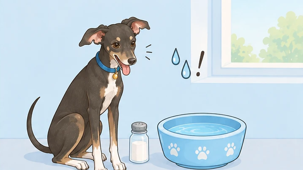 犬の塩分の摂りすぎに注意