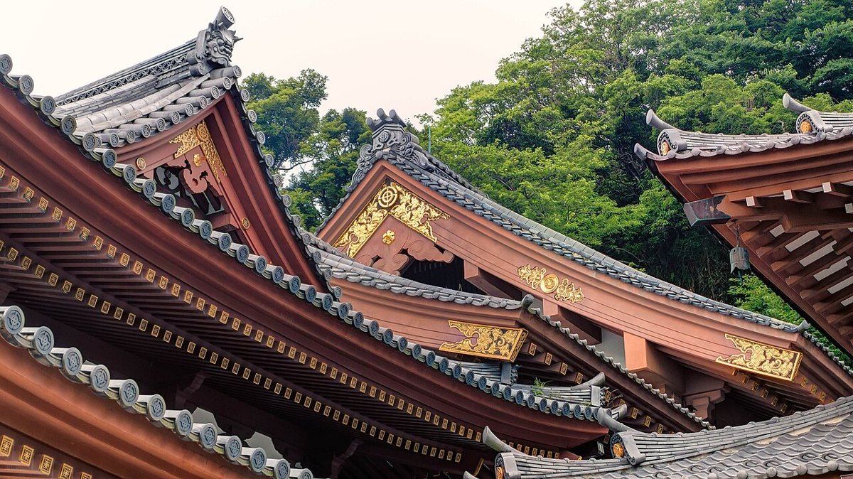 鎌倉の長谷寺の屋根
